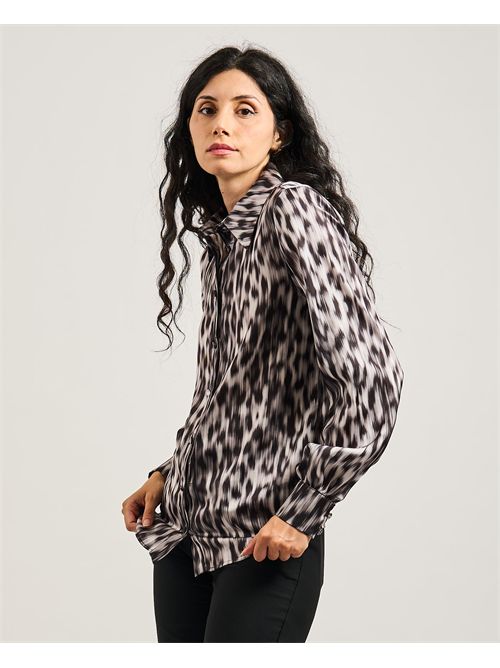 Silvian Heach women's shirt with animal print SILVIAN HEACH | GPA25416CAANIMALIER MELANGE
